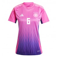 Camiseta Alemania Joshua Kimmich #6 Visitante Equipación para mujer Eurocopa 2024 manga corta